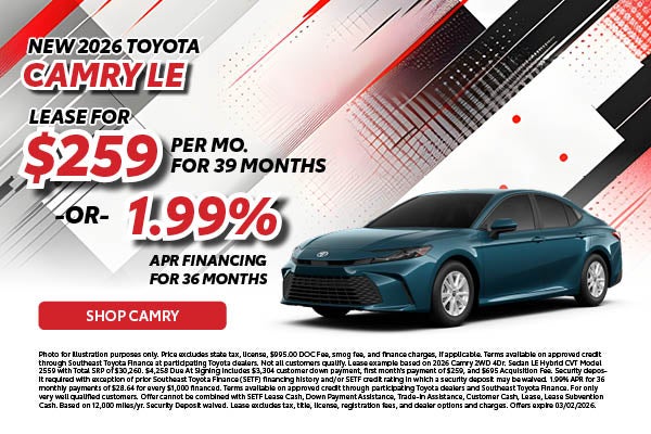 NEW 2026 TOYOTA CAMRY