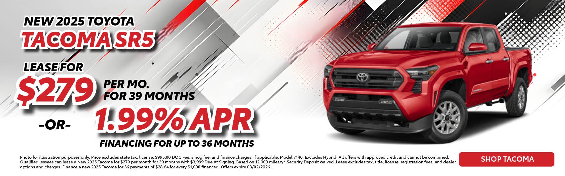 NEW 2025 TOYOTA TACOMA